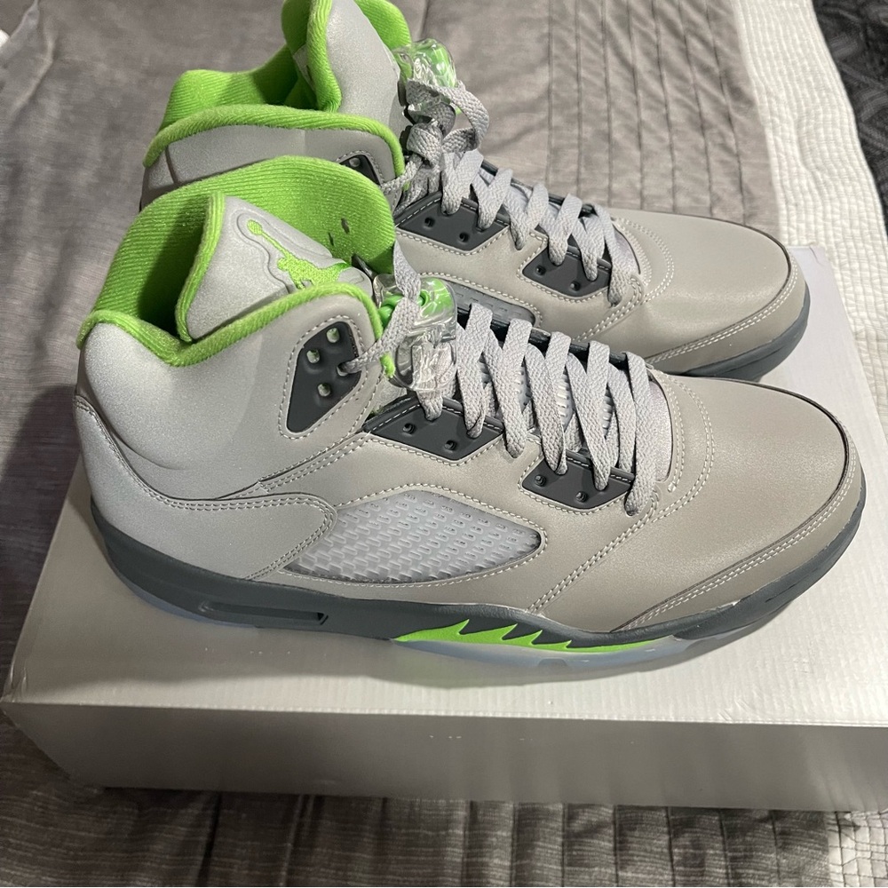 Air Jordan Retro 5 green bean size 11 men